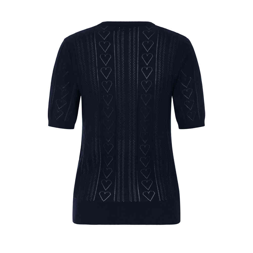 Banned - Ruby Heart Gebreide trui - Blauw